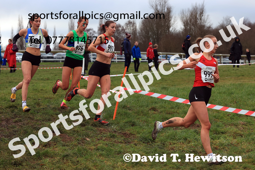 Junior Womens 2026 Northern Cross Country Champs., Pontefract Racecourse, Pontefract. Photo: David T. Hewitson/Sports for All Pics
